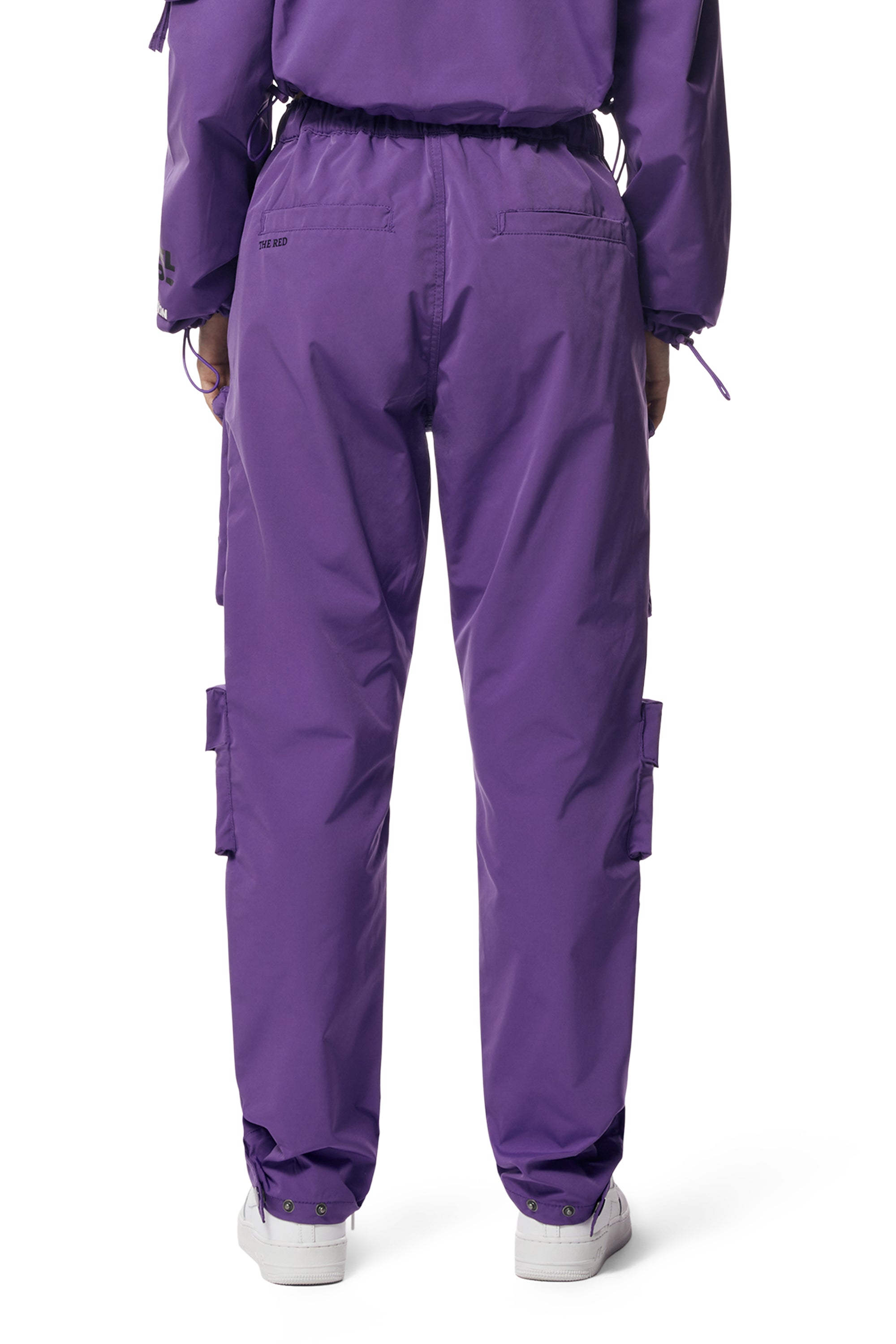 Windbreaker Relaxed Slouch Cargo Pants - Concord