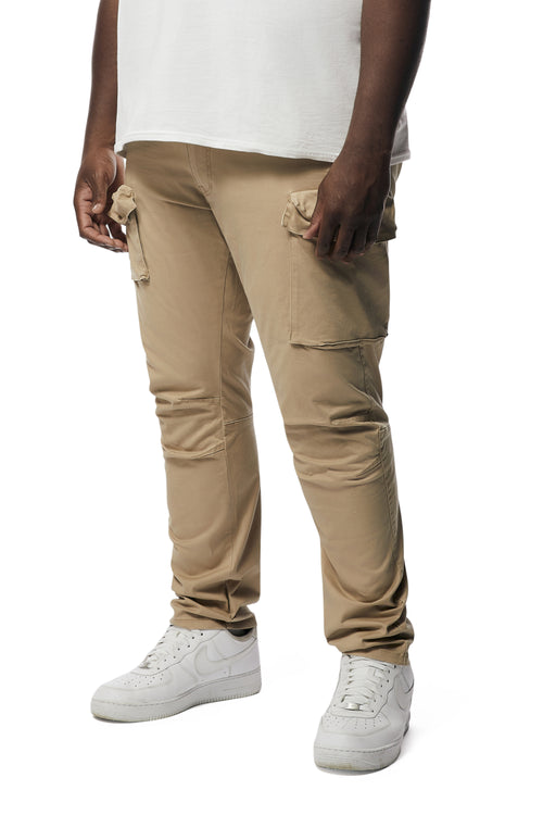 Big and Tall - Utility Twill Pants - Khaki