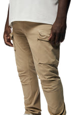 Big And Tall - Utility Twill Pants - Khaki