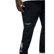 Smoke Rise Big and Tall Big and Tall - Utility Windbreaker Pants - Black