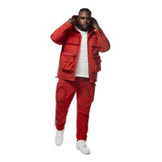 Smoke Rise Big and Tall Big and Tall - Utility Windbreaker Pants - Red