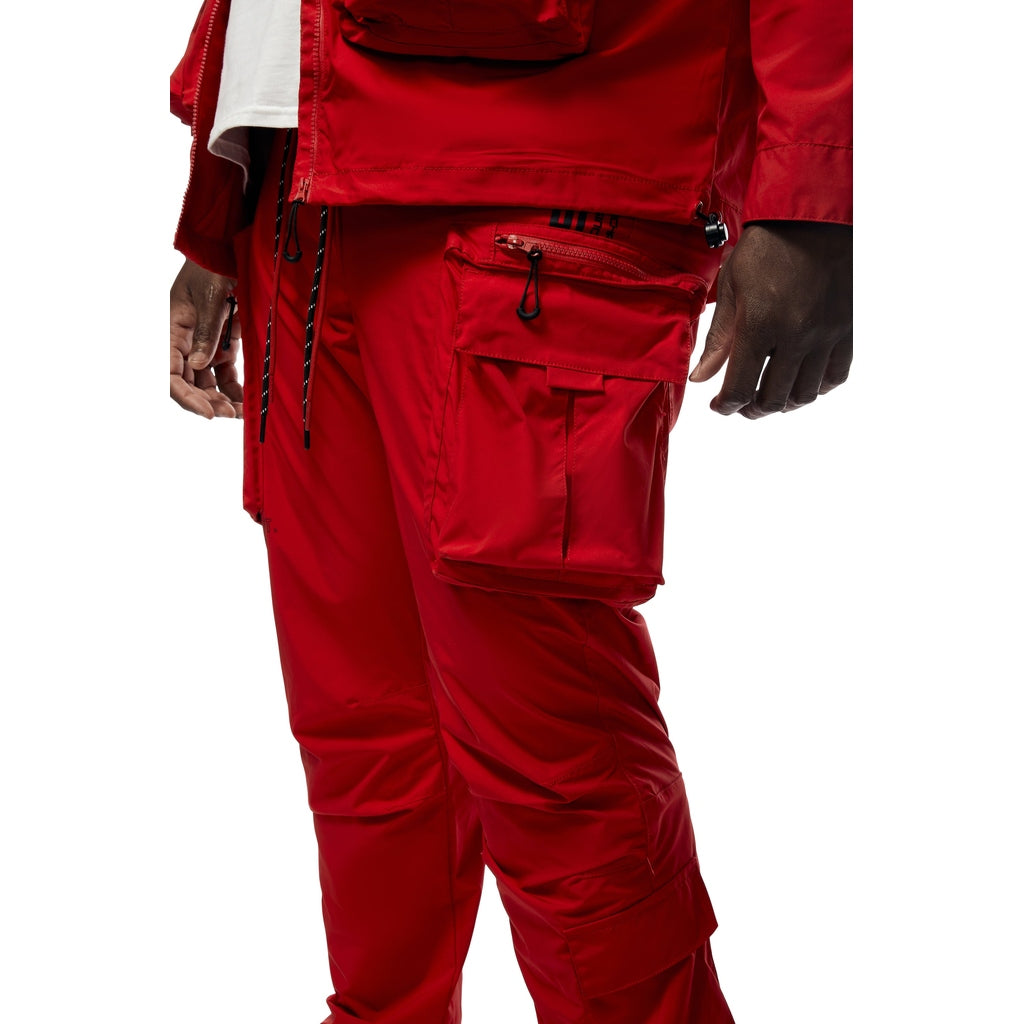 Smoke Rise Big and Tall Big and Tall - Utility Windbreaker Pants - Red