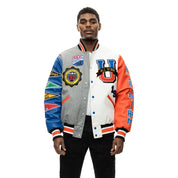 Smoke Rise All Star Varsity Jacket - Royal White