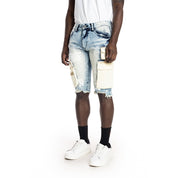 Smoke Rise Big and Tall Big and Tall - Utility Fashion Jean Shorts - Harvey Blue