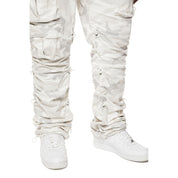 Smoke Rise Big and Tall Big and Tall - Utility Bungee Twill Pants - White Camo