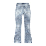 Smoke Rise RED High Rise Utility Boot Cut Denim Jeans - Lowell Blue