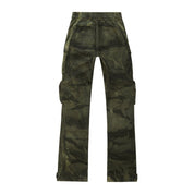 Smoke Rise RED Pigment Dyed Utility Twill Pants - Clover Green