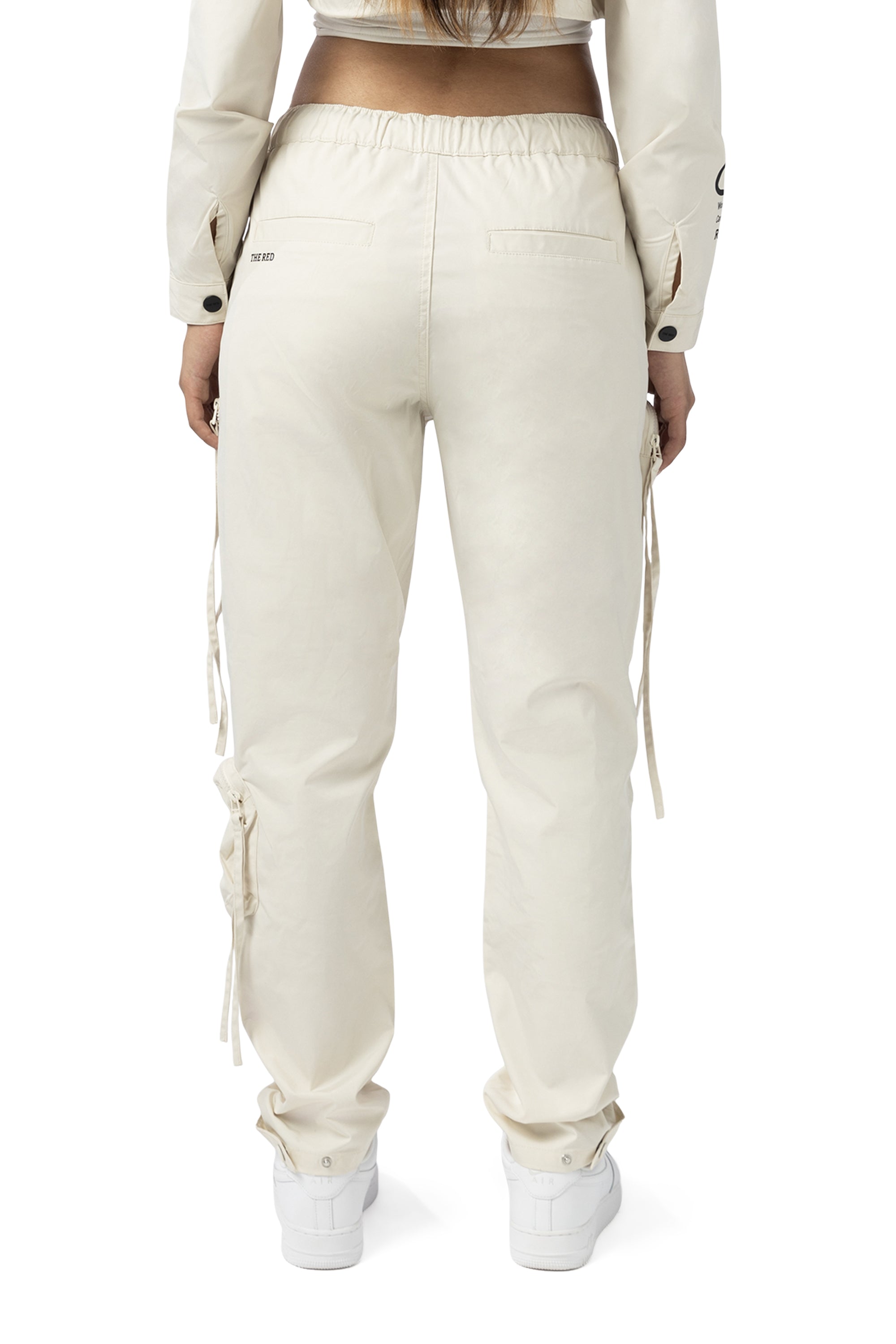 Relaxed Slouch Utility Cargo Pants - Oatmeal