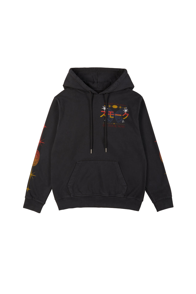 Tour Graphic French Terry Pullover Hoodie - Black