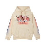 Smoke Rise Fun French Terry Pullover Hoodie - Cream