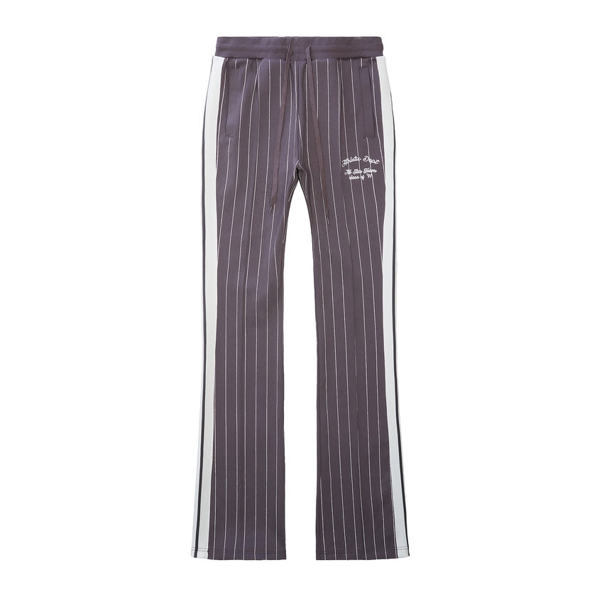 Smoke Rise Pin Striped Varsity Track Pants - Pavement