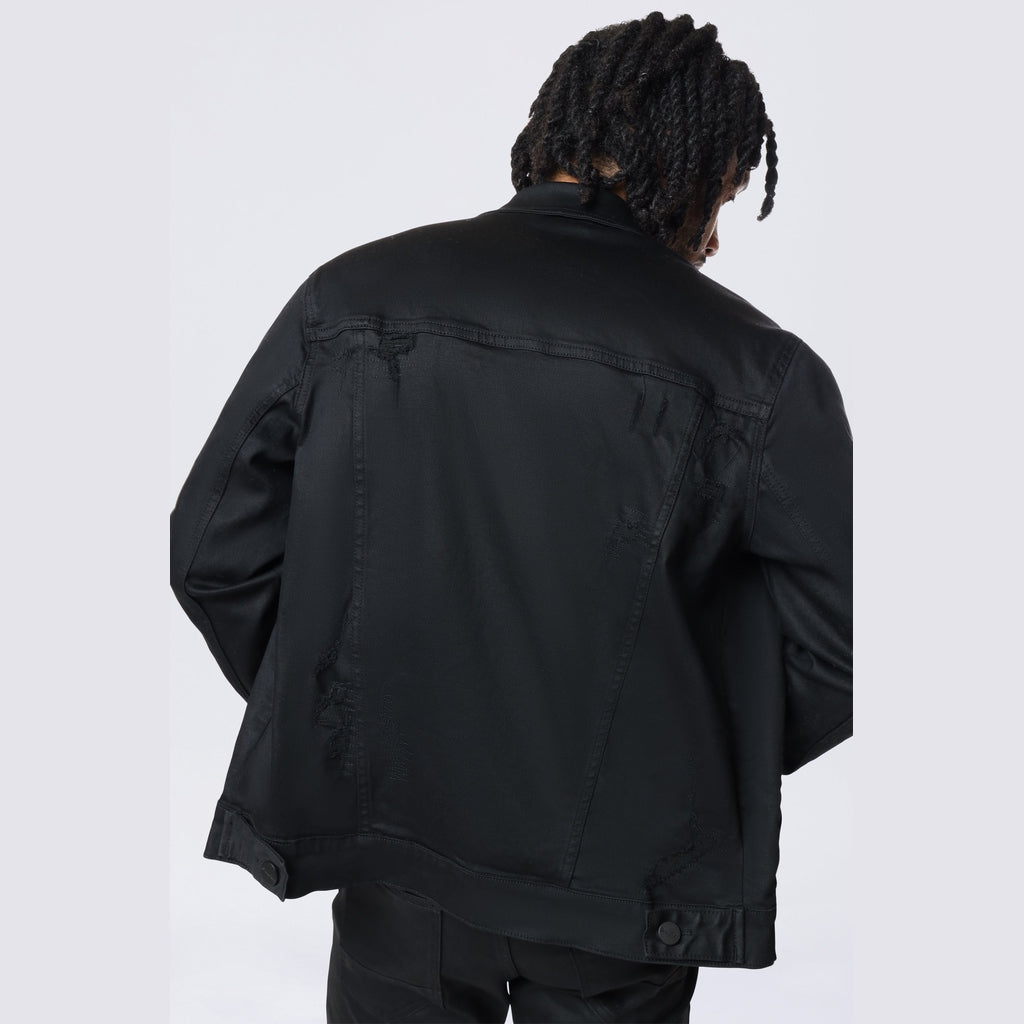 Smoke Rise Denim Jacket - Jet Black