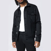 Smoke Rise Denim Jacket - Jet Black