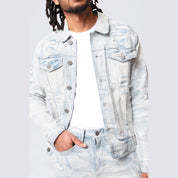 Smoke Rise Lightning Wash Denim Jacket - Marshfield Blue