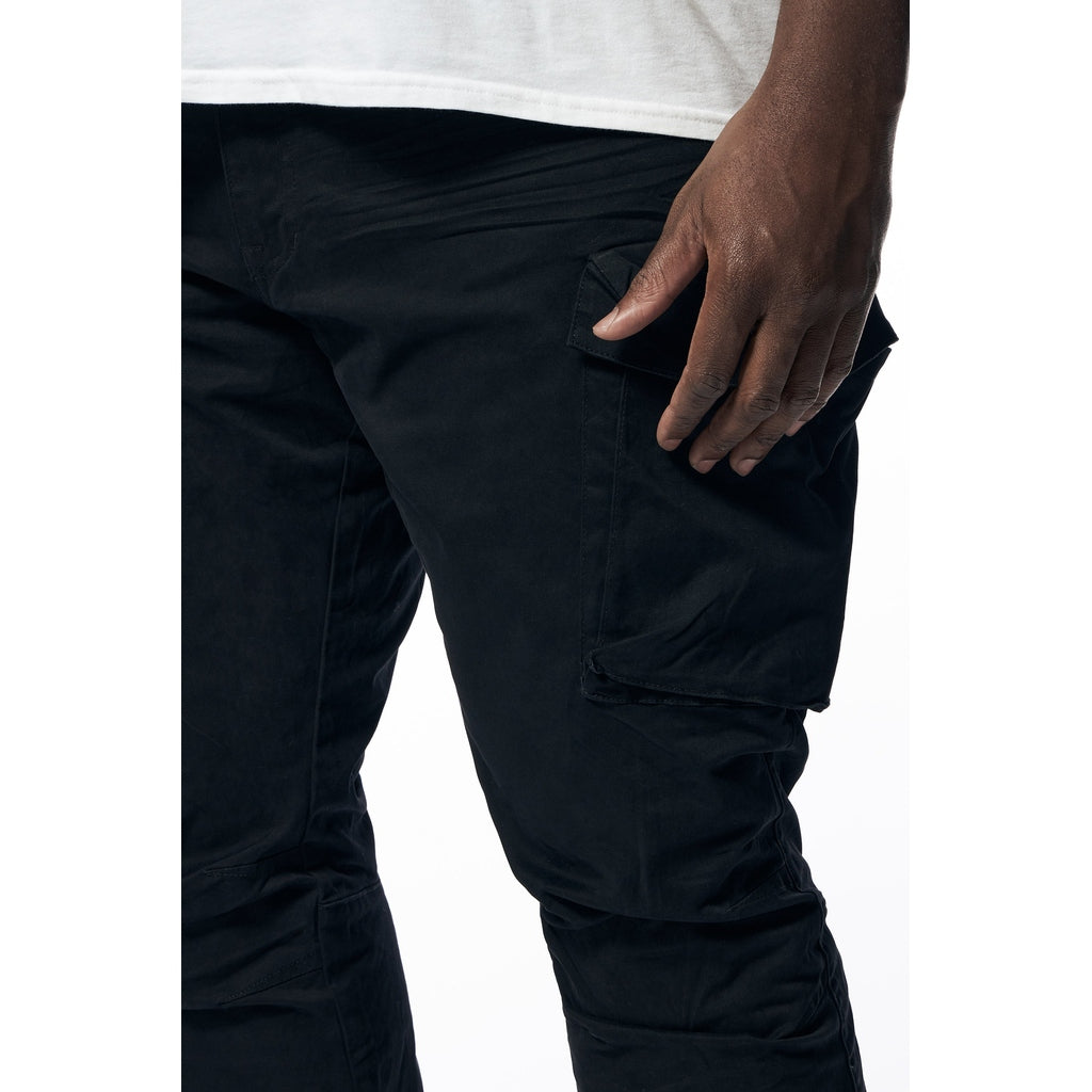 Smoke Rise Big and Tall Big and Tall - Utility Twill Pants - Black