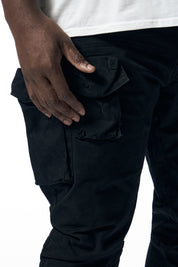 Big and Tall - Utility Twill Pants - Black