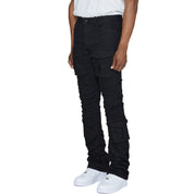 Smoke Rise Stacked Utility Twill Pants - Jet Black