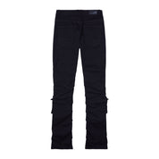 Smoke Rise Stacked Utility Twill Pants - Jet Black