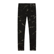 Smoke Rise Lightning Effect Jeans - Stout