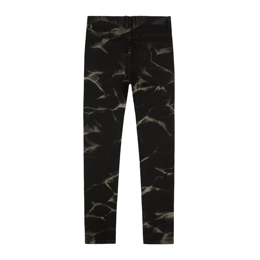 Smoke Rise Lightning Effect Jeans - Stout