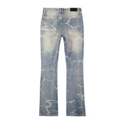 Smoke Rise Essential Stacked Denim Jeans - Bergen Blue