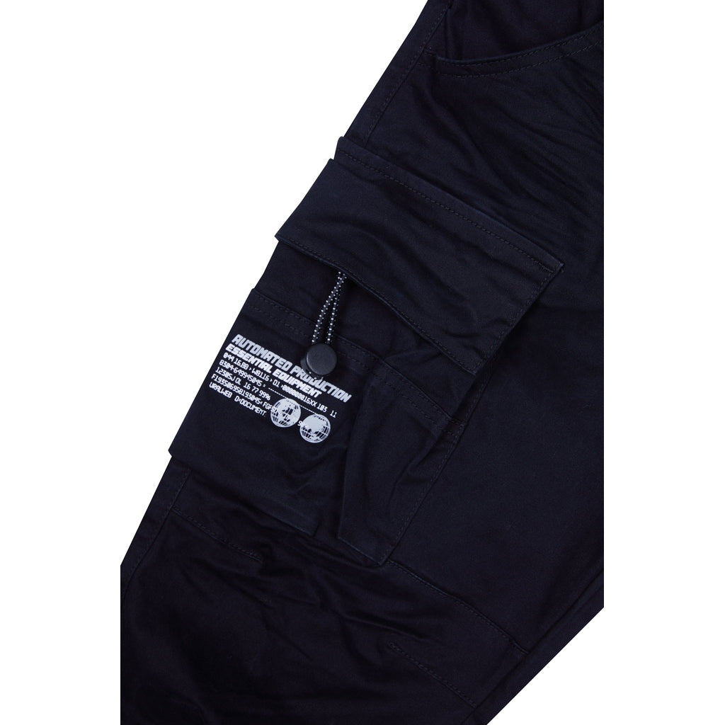 Smoke Rise Utility Twill Overalls - Black