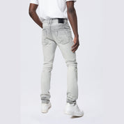 Smoke Rise Slim Vintage Washed Jeans - Breezy Grey