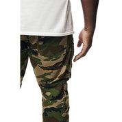 Smoke Rise Big and Tall Big and Tall - Utility Multi Pocket Stacked Twill Pants - Wood Camo