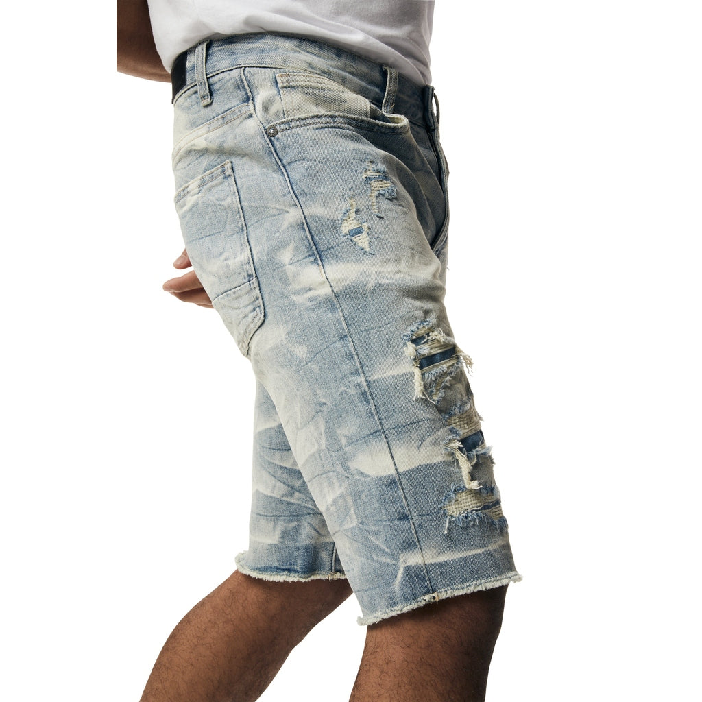 Smoke Rise Essential Jean Shorts - Clyde Blue