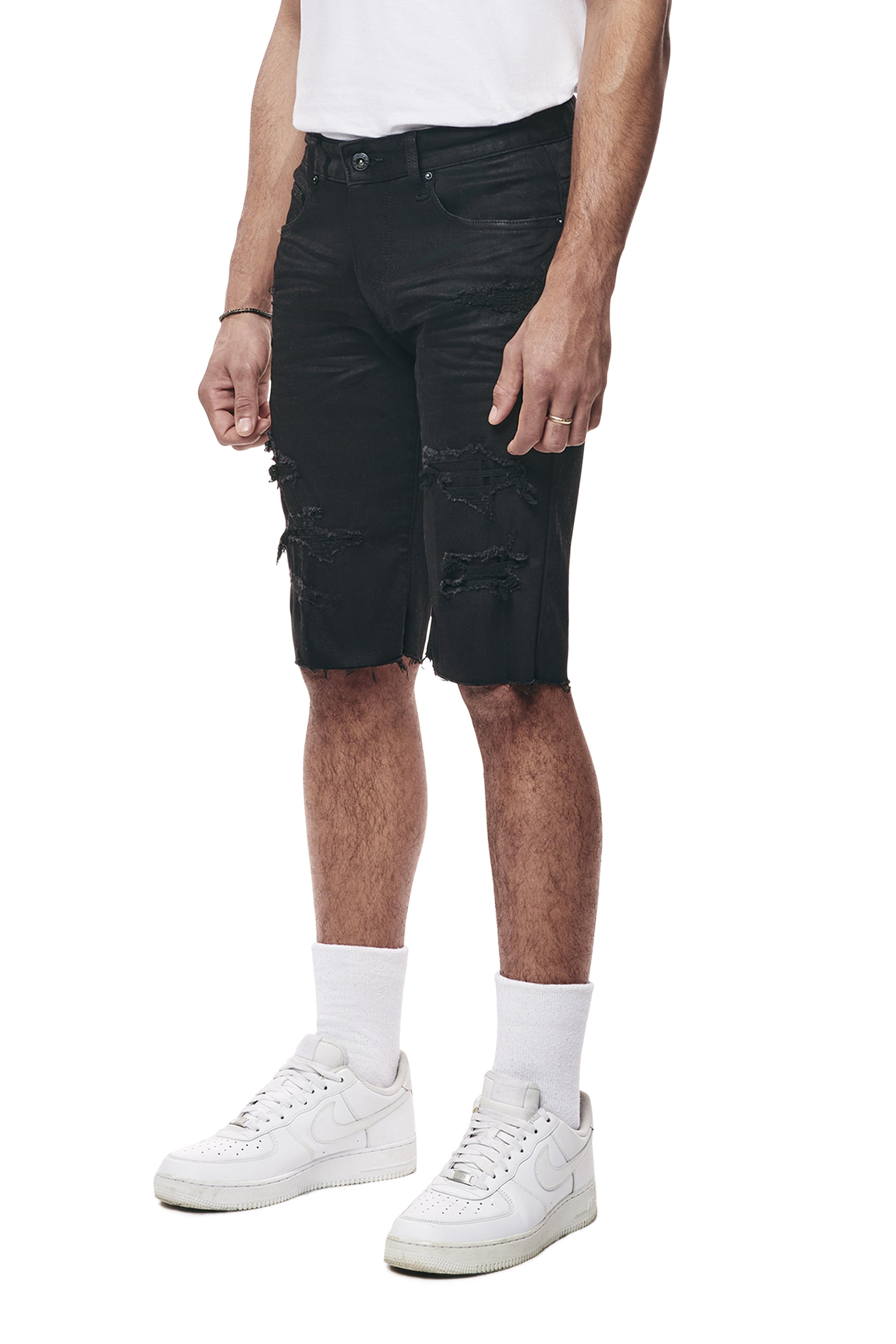 Essential Denim Shorts - Jet Black