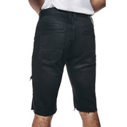 Smoke Rise Essential Jean Shorts - Jet Black