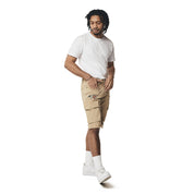 Smoke Rise Forest Collection Cargo Twill Shorts - Khaki