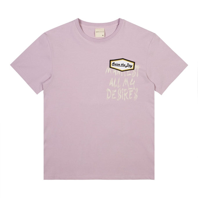 Smoke Rise Graphic Tee - Lilac