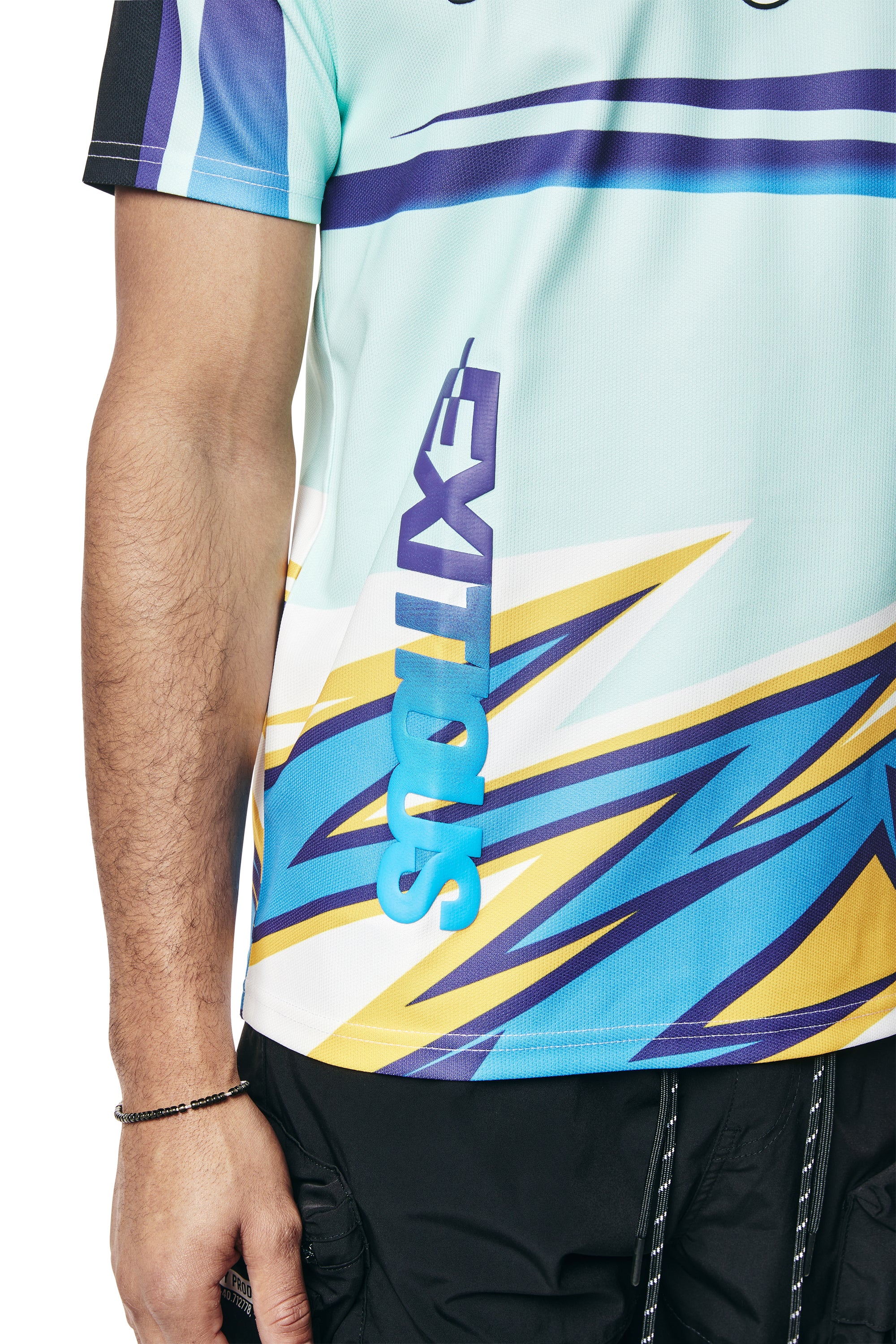 Racing Sublimation SS T-Shirt - Blue
