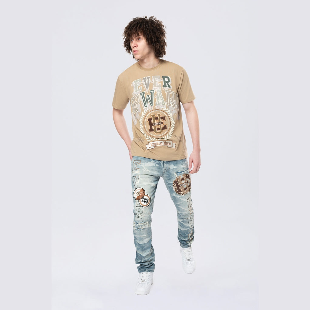 Smoke Rise Varsity SS Tee - Dune