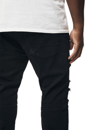 Big and Tall - Vintage Washed Denim Jeans - Jet Black