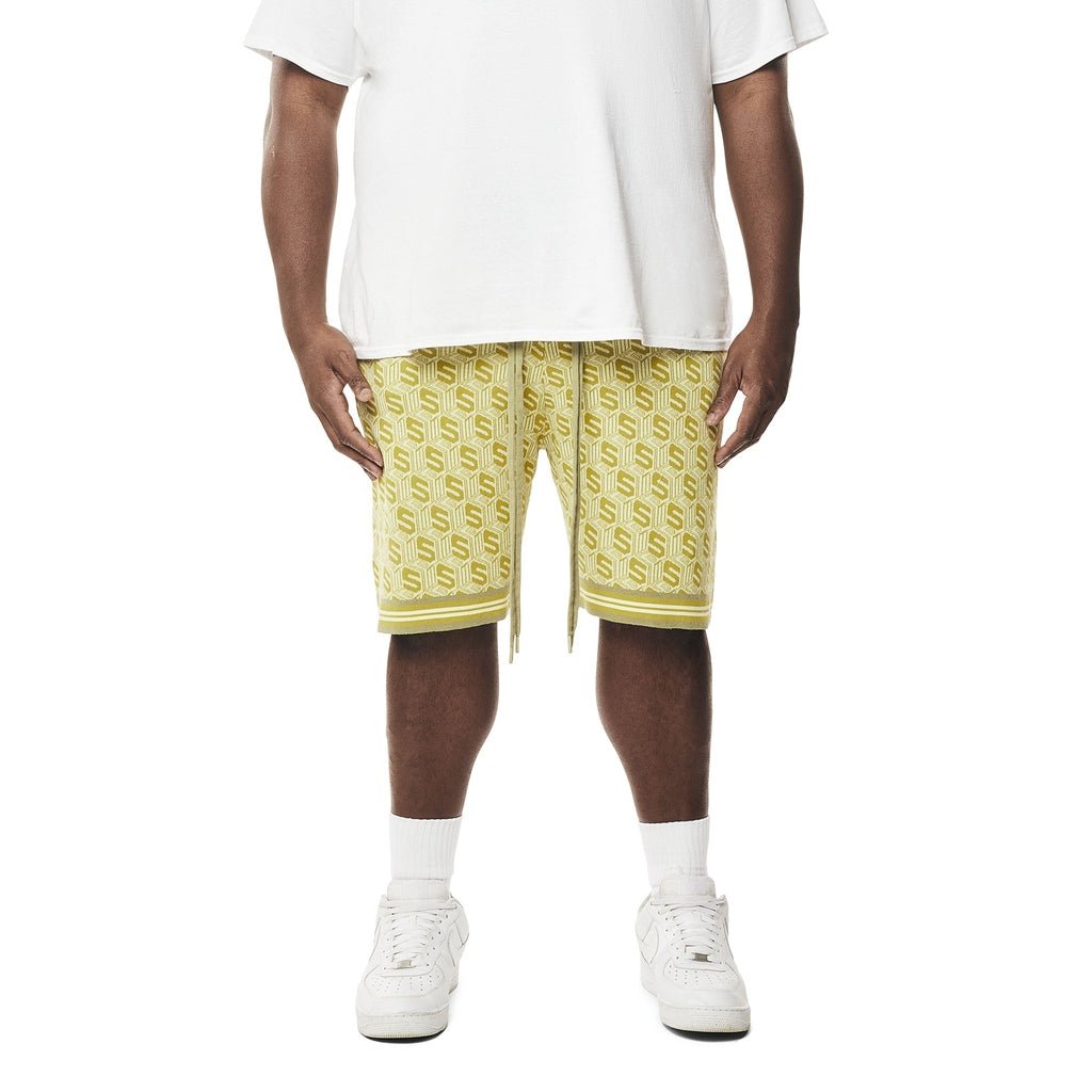 Smoke Rise Big and Tall Big and Tall - Jacquard Knit Shorts - Kelp