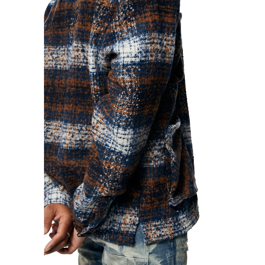 Smoke Rise Plaid Flannel Overshirt - Summit