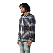 Smoke Rise Plaid Flannel Overshirt - Summit