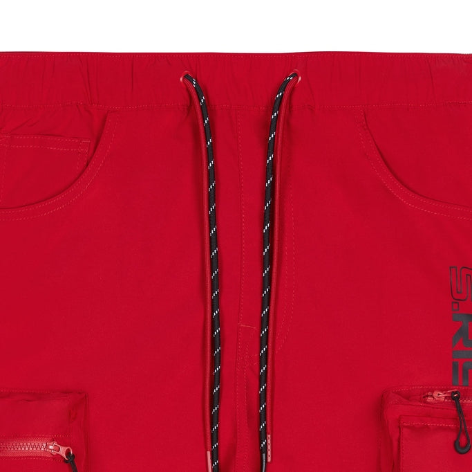 Smoke Rise Windbreaker Utility Pants - Red