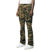 Smoke Rise Stacked Windbreaker Utility Pants - Wood Camo