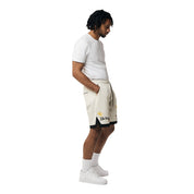 Smoke Rise Toucan Resort Polished Twill Shorts - Chalk