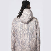 Smoke Rise Utility Windbreaker Jacket - Khaki Hunting Camo