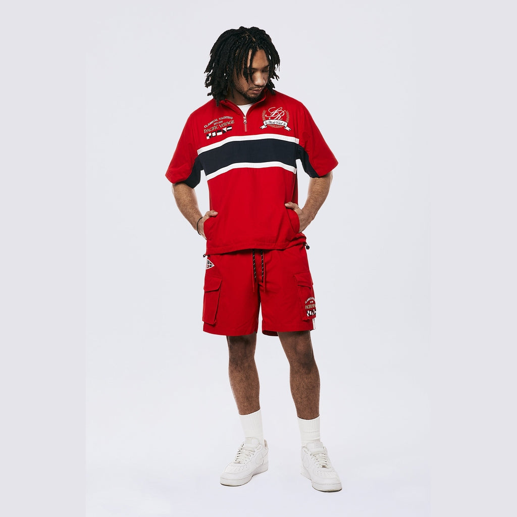 Smoke Rise Yacht Club Cargo Shorts - True Red