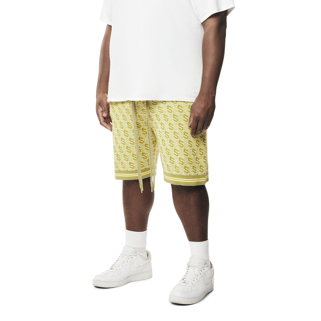 Smoke Rise Big and Tall Big and Tall - Jacquard Knit Shorts - Kelp