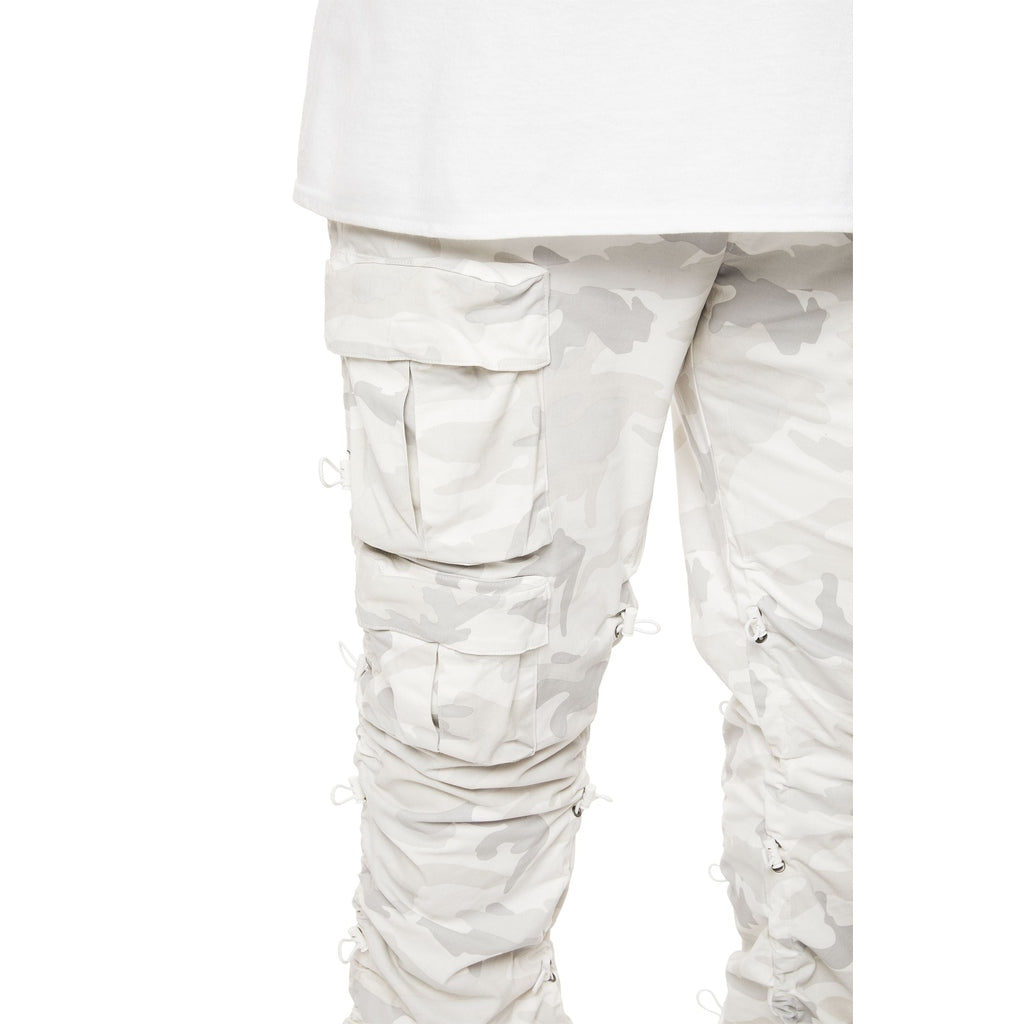 Smoke Rise Big and Tall Big and Tall - Utility Bungee Twill Pants - White Camo