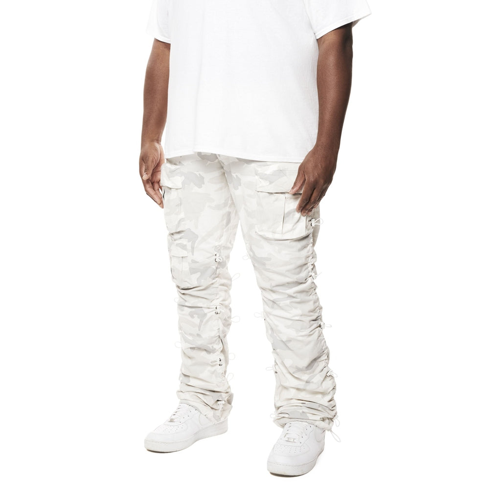 Smoke Rise Big and Tall Big and Tall - Utility Bungee Twill Pants - White Camo