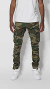 Multipocket Cargo Twill Pants