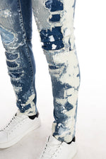 Bleach Fashion Jeans Marshall Blue - Smoke Rise