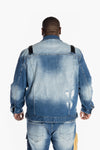 Big and Tall Utility Fashion Jacket - Bristol Blue - Smoke Rise